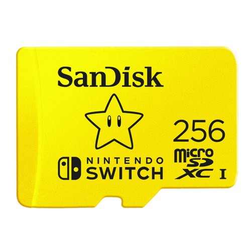 Karta pamięci MicroSDXC SanDisk NINTENDO SWITCH microSDXC 256GB 100/90 MB/s V30 UHS-I U3 - 1231729