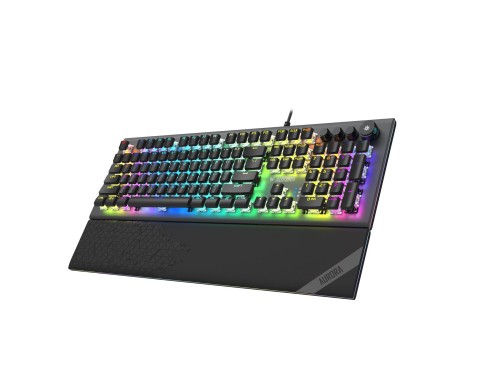 Klawiatura przewodowa iBOX Aurora K-5 Gaming, mechaniczna, RGB - 1128004