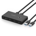 UGREEN SWITCH PRZEŁĄCZNIK KVM USB 2X4 USB 3.0 CZAR - 1068457