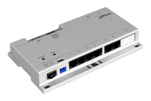 Switch PoE Dahua VTNS1060A (6-kanałowy, Kaskada do 30 poziomów, DC24V, Max 45W) - 880175