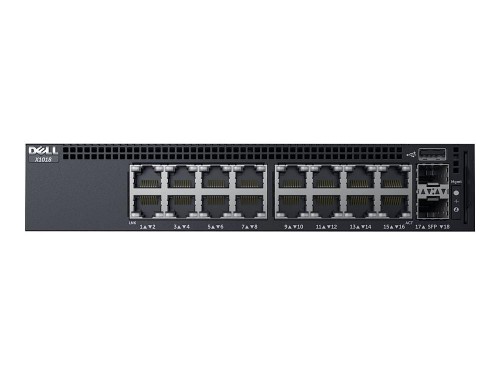 Switch zarządzalny Dell EMC Networking X1018 L2 16x1GbE 2x SFP - 980733