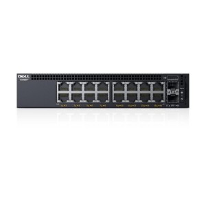 Switch zarządzalny Dell EMC Networking X1018P L2 16x1GbE (8xPoE) 2x SFP