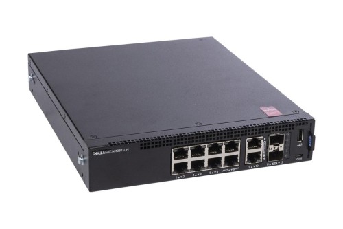 Switch zarządzalny Dell EMC Networking N1108T, L2, 8 ports RJ45 1GbE, 2 ports SFP 1GbE - 980741
