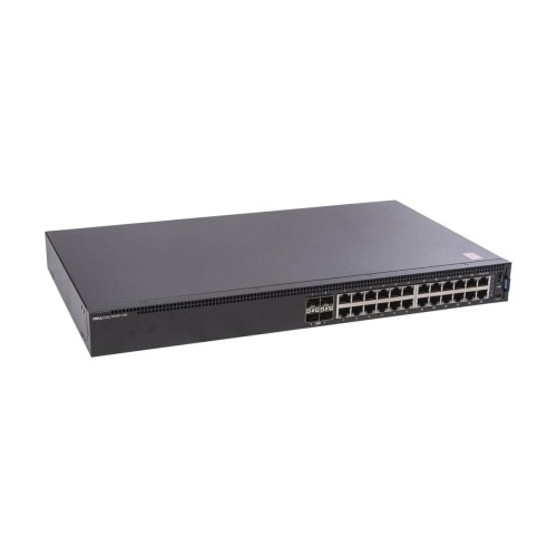 Switch zarządzalny Dell EMC Networking N1124P, L2, 24 ports RJ45 1GbE, PoE+, 4 ports SFP+ 10GbE, Stacking - 980742