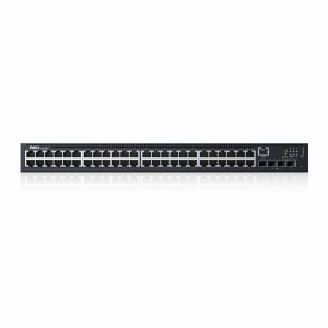 Switch zarządzalny Dell Networking N1548P, PoE+, 48x 1GbE + 4x 10GbE SFP+ fixed ports, Stacking, IO to PSU airflow, AC