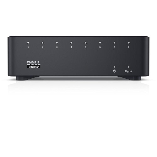 Switch zarządzalny Dell EMC Networking X1008P L2 8x1GbE (4xPoE) - 980755