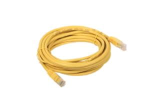 Patchcord UTP A-LAN KKU5ZOL0.5 (RJ45 - RJ45 ; 0,50m; UTP; kat. 5e; kolor żółty) - 740145