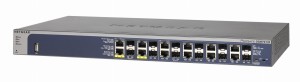Switch PoE NETGEAR GSM7212F-100NES (12x 10/100/1000Mbps)