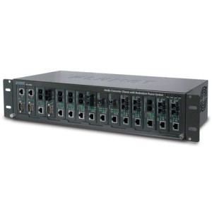 PLANET MC-1500R48 Obudowa na 15 konwerterów 19"