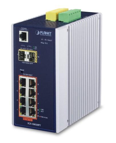 Switch Planet IGS-10020PT (8x 10/100/1000Mbps) - 911556
