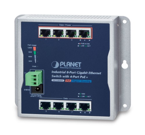 Switch PLANET WGS-804HP Gigabit 8-port PoE+ - 911544