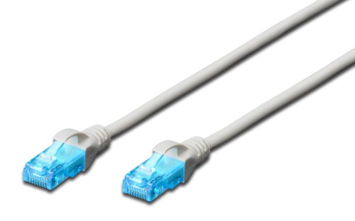 Patchcord DIGITUS UTP kat. 5e 0,25m PVC biały - 981082