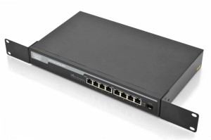 Switch niezarządzalny DIGITUS DN-95341 8x Gigabit Ethernet, PoE+ af/at 150W SFP Rack
