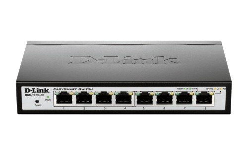 Switch zarządzalny D-Link DGS-1100-08 8x1000 Mbps Gigabit - 981196