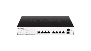 Switch zarządzalny D-Link DGS-1100-10MPP 8x1000 Mbps Gigabit PoE 2x SFP