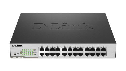 Switch zarządzalny D-Link DGS-1100-24P 24x1000 Mbps Gigabit PoE - 981200