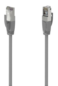 Kabel sieciowy Hama CAT5e F/UTP 1 Gbit/s 1,5m szary
