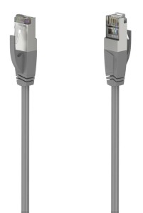 Kabel sieciowy Hama CAT5e F/UTP 1 Gbit/s 3m szary