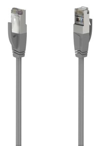 Kabel sieciowy Hama CAT5e F/UTP 1 Gbit/s 5m szary