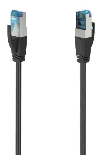 Kabel sieciowy Hama CAT6a S/FTP 10 Gbit/s 5m czarny - 981413
