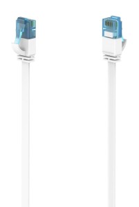 Kabel sieciowy Hama CAT6a U/UTP 10 Gbit/s płaski 10m biały