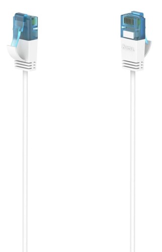 Kabel sieciowy Hama CAT6a U/UTP10 Gbit/s Flexi 3m biały - 981425