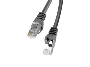 Patchcord Lanberg FTP kat.5e 1,5m czarny