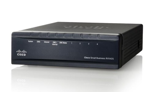 Router Cisco RV042G 2xWAN GB 4xLAN GB VPN IPSEC Firewall - 982120