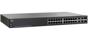 Switch zarządzalny Cisco SF300-24MP 24x10/100 2x1000 2xSFP/Combo PoE+