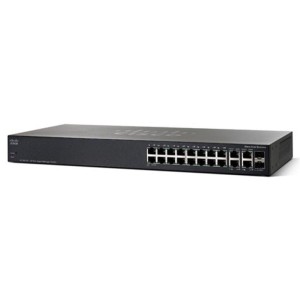 Switch zarządzalny Cisco SG300-20 18x100/1000 2xSFP Combo Rack (SRW2016-K9)