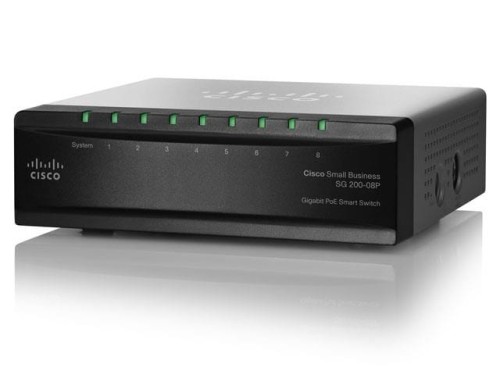 Switch zarządzalny Cisco SG200-18 8x100/1000 PoE (SLM2008PT) - 982151