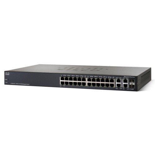 Switch zarządzalny Cisco SF300-24PP 24x10/100 PoE+ 2xSFP 2xGB - 982157