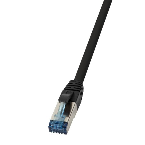 Patchcord LogiLink CQ6095S Cat.6A S/FTP PUR 10,0m czarny - 1311932