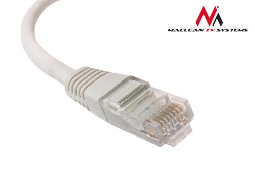 Patchcord Maclean MCTV-652 UTP 5e wtyk-wtyk 3m szary - 982369