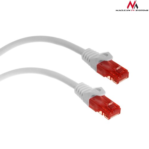 Patchcord Maclean MCTV-301 W UTP cat6 wtyk-wtyk 1m biały - 982393