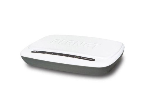 Switch niezarządzalny Planet SW-504 5-Port 100Mb/s SOHO - 982811