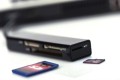 Czytnik kart Ednet 4-portowy USB 3.0 (CF, SD, MicroSD/SDHC, MS), czarny - 1058873
