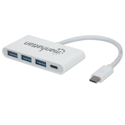 Hub USB Manhattan 3-portowy USB-C 3.1 Gen1 - 966727