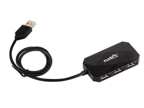 Hub USB Natec NHU-0647 LOCUST 4xUSB 2.0 czarny - 966804