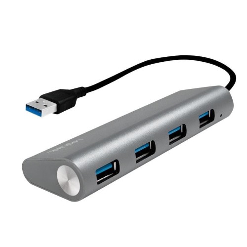 Hub USB 3.0 LogiLink UA0307 4 porty, aluminiowa obudowa - 966008