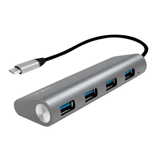 Hub USB-C 3.1 LogiLink UA0309 4 porty, aluminiowa obudowa - 966010