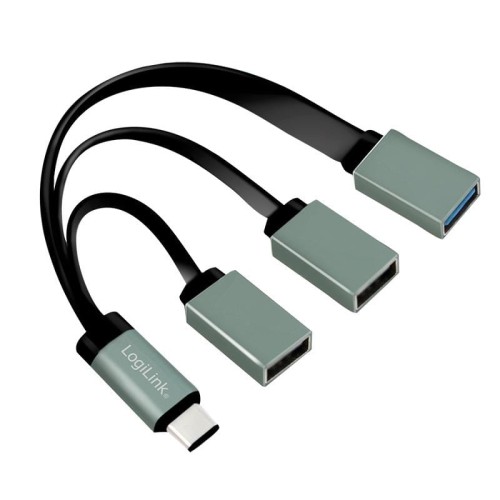 Hub USB-C LogiLink UA0315 3-portowy - 966004