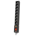 Listwa zasilająca Lestar LX 810 3m czarna - 1049759
