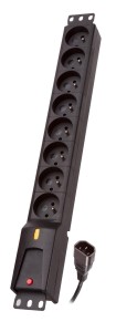 Listwa zasilająca Lestar LZRM  810  BW  G-A K.:CZ  5,0M IEC320