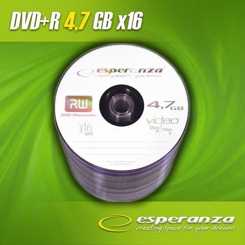 DVD+R Esperanza 16x 4,7GB (Spindle 100) - 977878
