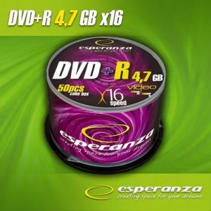 DVD+R Esperanza 16x 4,7GB (Cake 50)