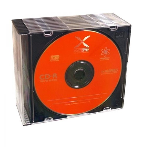 Płyta CD-R 700 MB Extreme slim case 10 szt 2038 - 977895