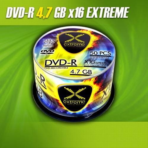 DVD-R Extreme 16x 4,7GB (Cake 50) 1164 - 977905