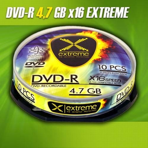 DVD-R Extreme 16x 4,7GB (Cake 10)1166 - 977901