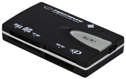 Uniwersalny czytnik Kart Pamięci Esperanza EA129 USB 2.0 - 965501